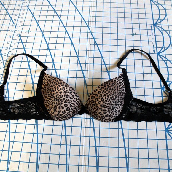 Tart Intimates Leopard Print Push-Up Bra, 34B - Picture 3 of 6